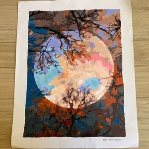 Moon painting
